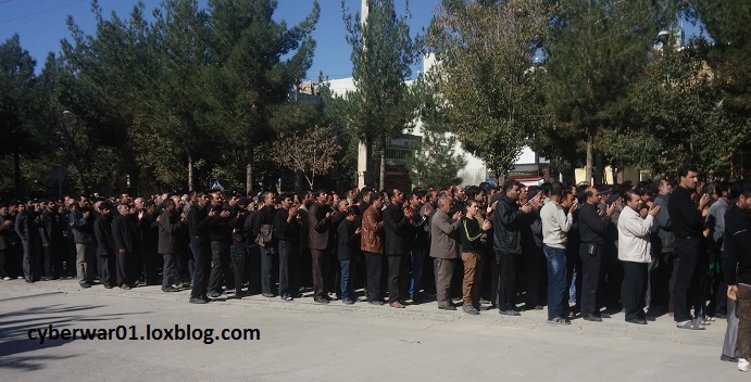 مراسم عزاداری مردم شهر گرگاب - جبهه سایبری صفر و یکی ها